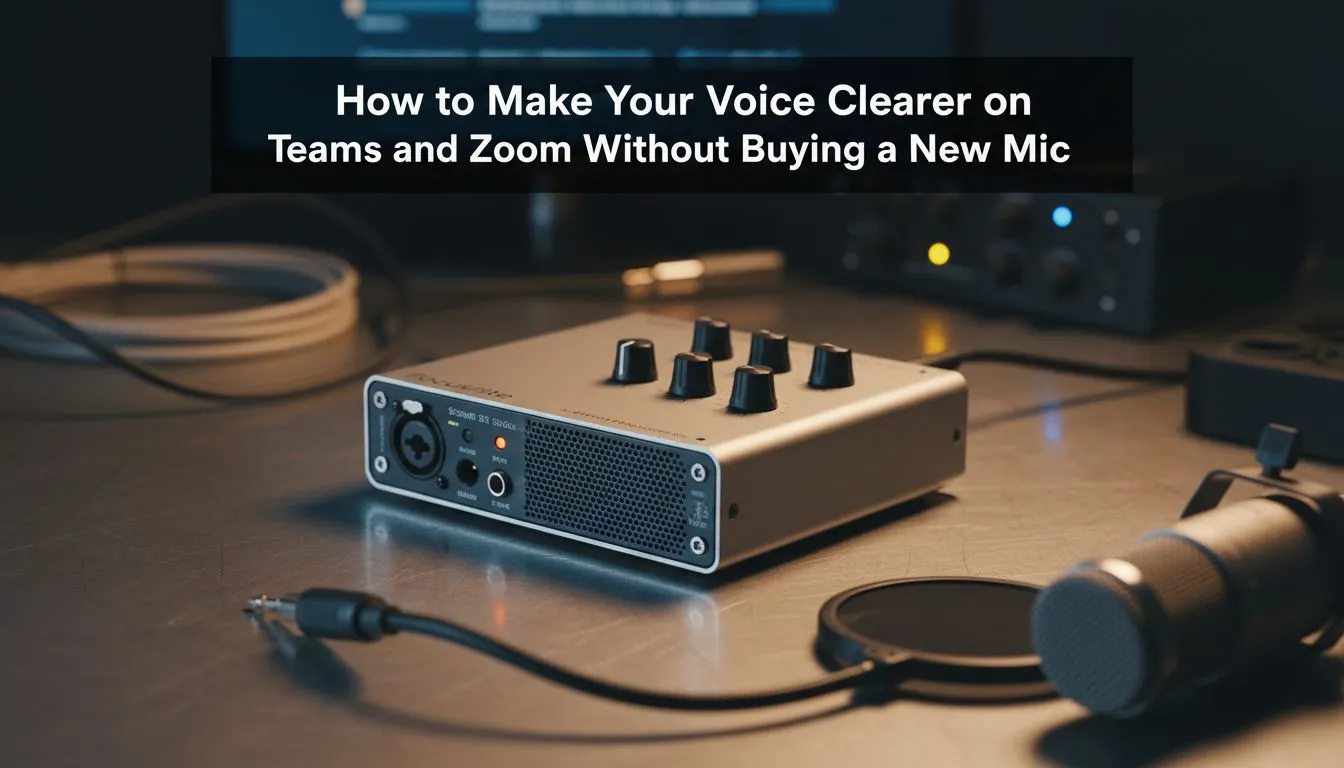 Clearer Voice on Zoom and Teams