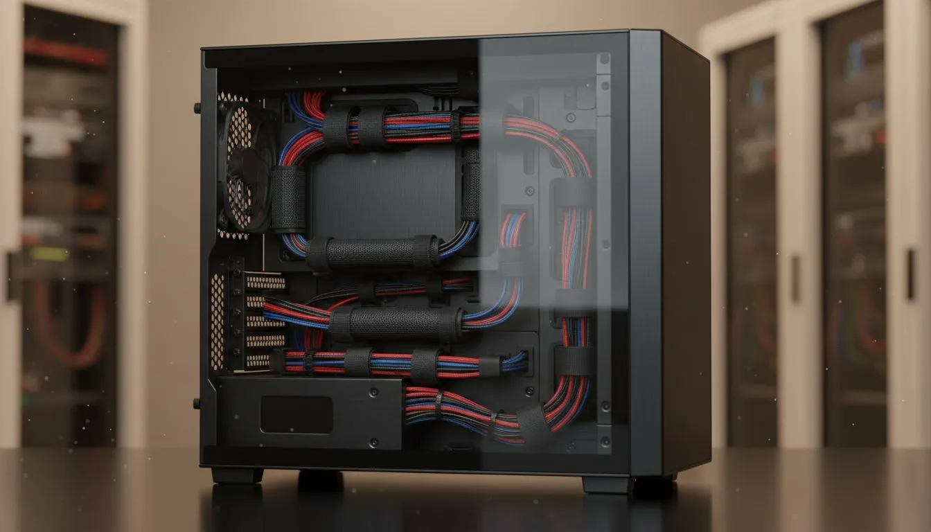 Tidy Cables for Tempered Glass Builds