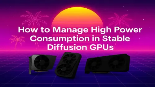 Manage Stable Diffusion GPU Power Consumption & Lower Bills