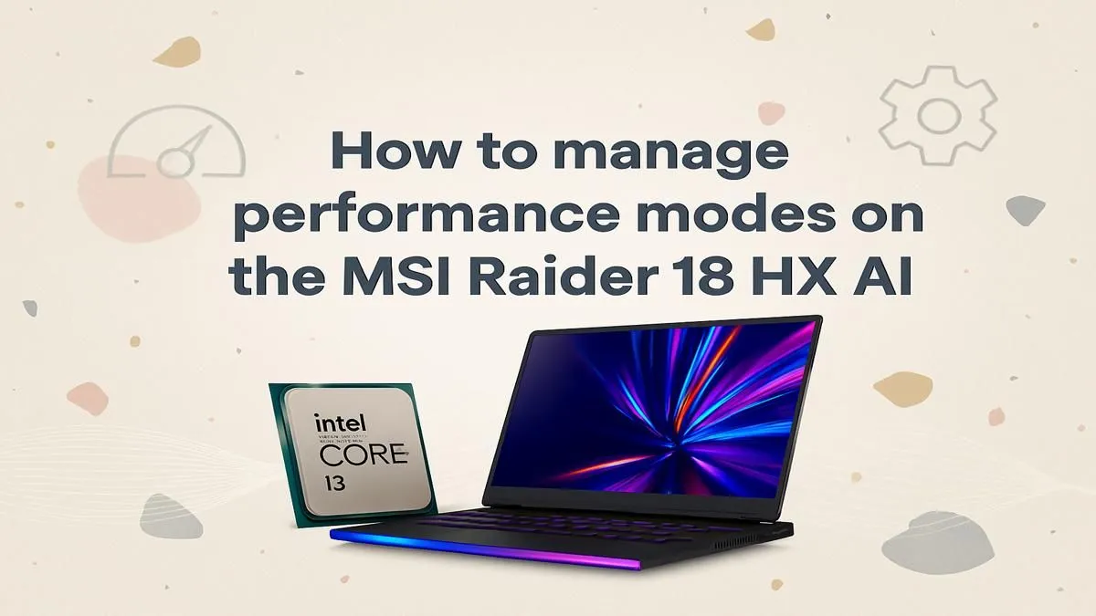 Master Your MSI Raider Performance Modes