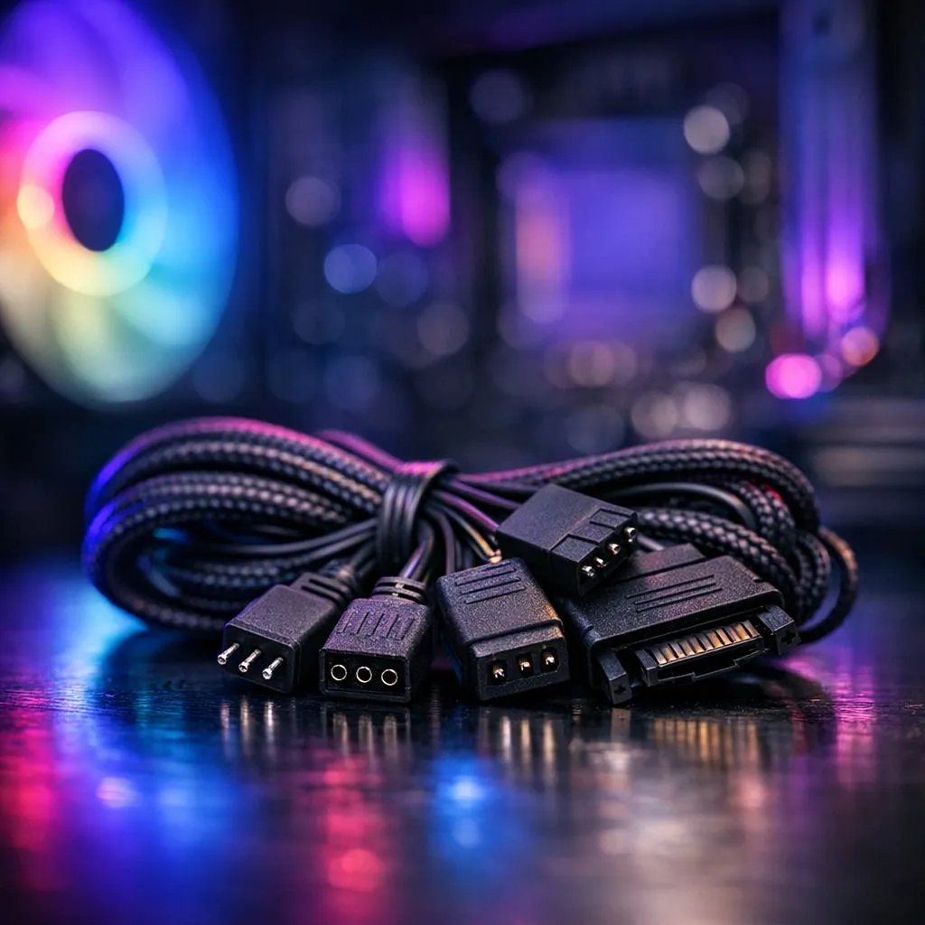 Manage RGB Fan Cables in SFF PCs