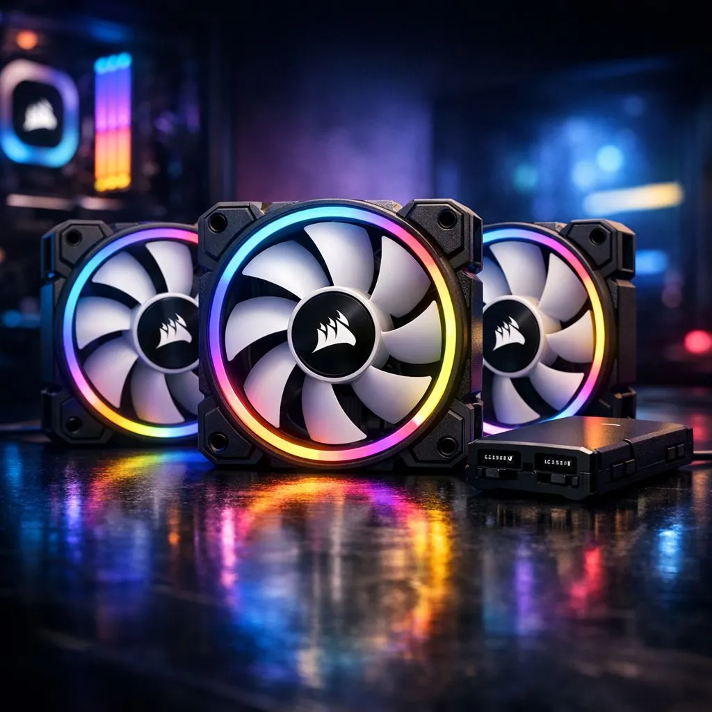 Corsair AF120 RGB Slim 120mm Dual Pack - Thin, Quiet, RGB | Evetech