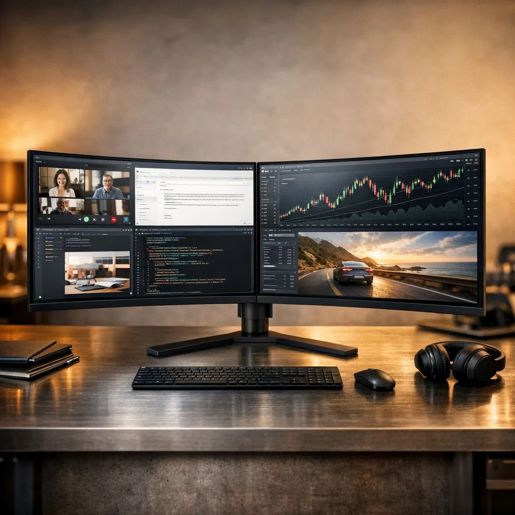 Maximize Dual QHD Multitasking Efficiency