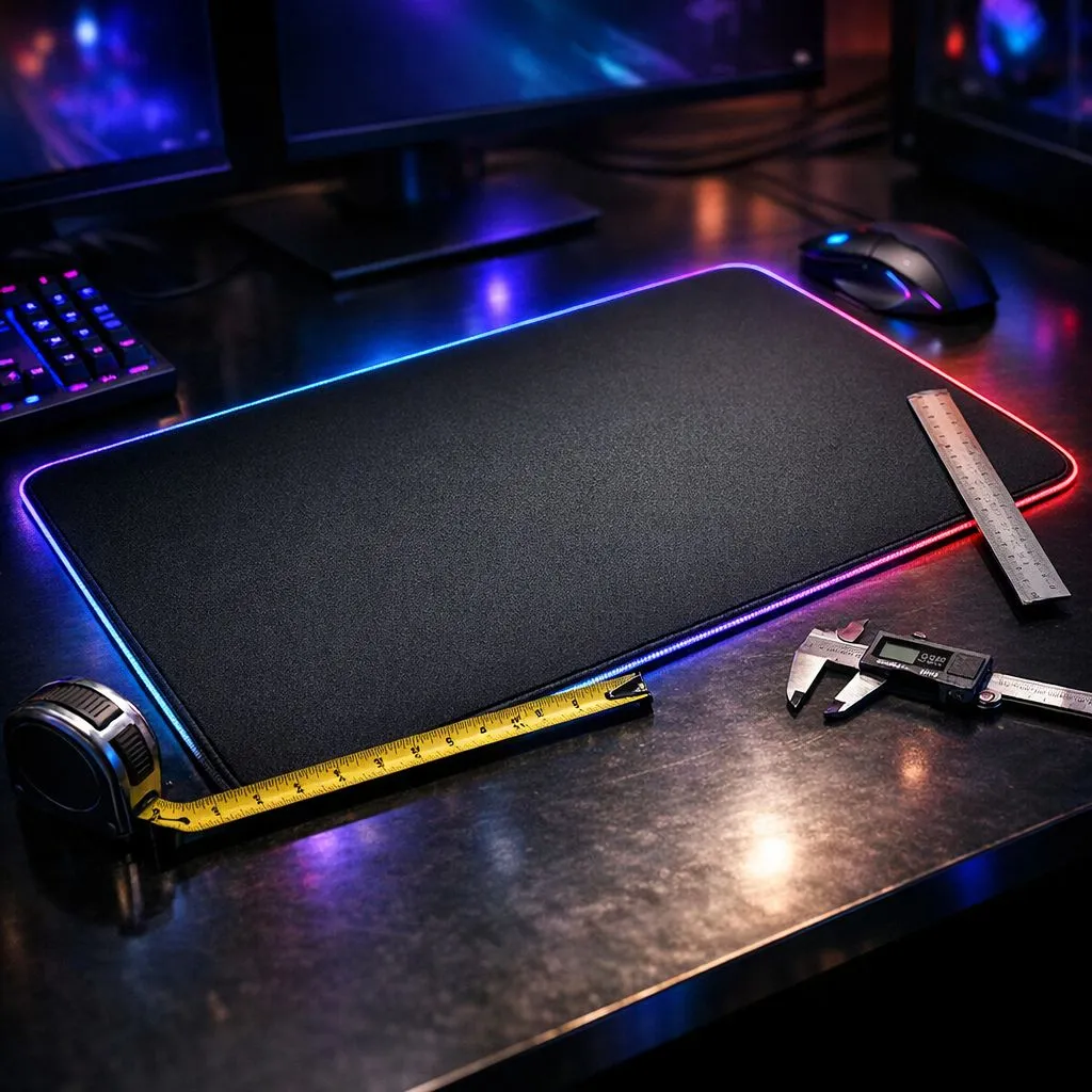 Desk sizing for ideal mousepad fit