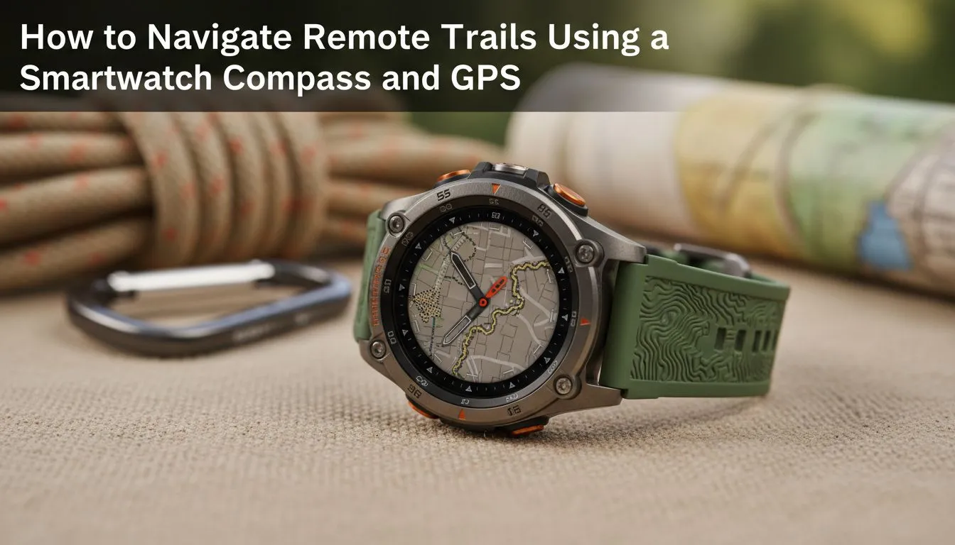 Navigate Remote Trails with Smartwatch GPS