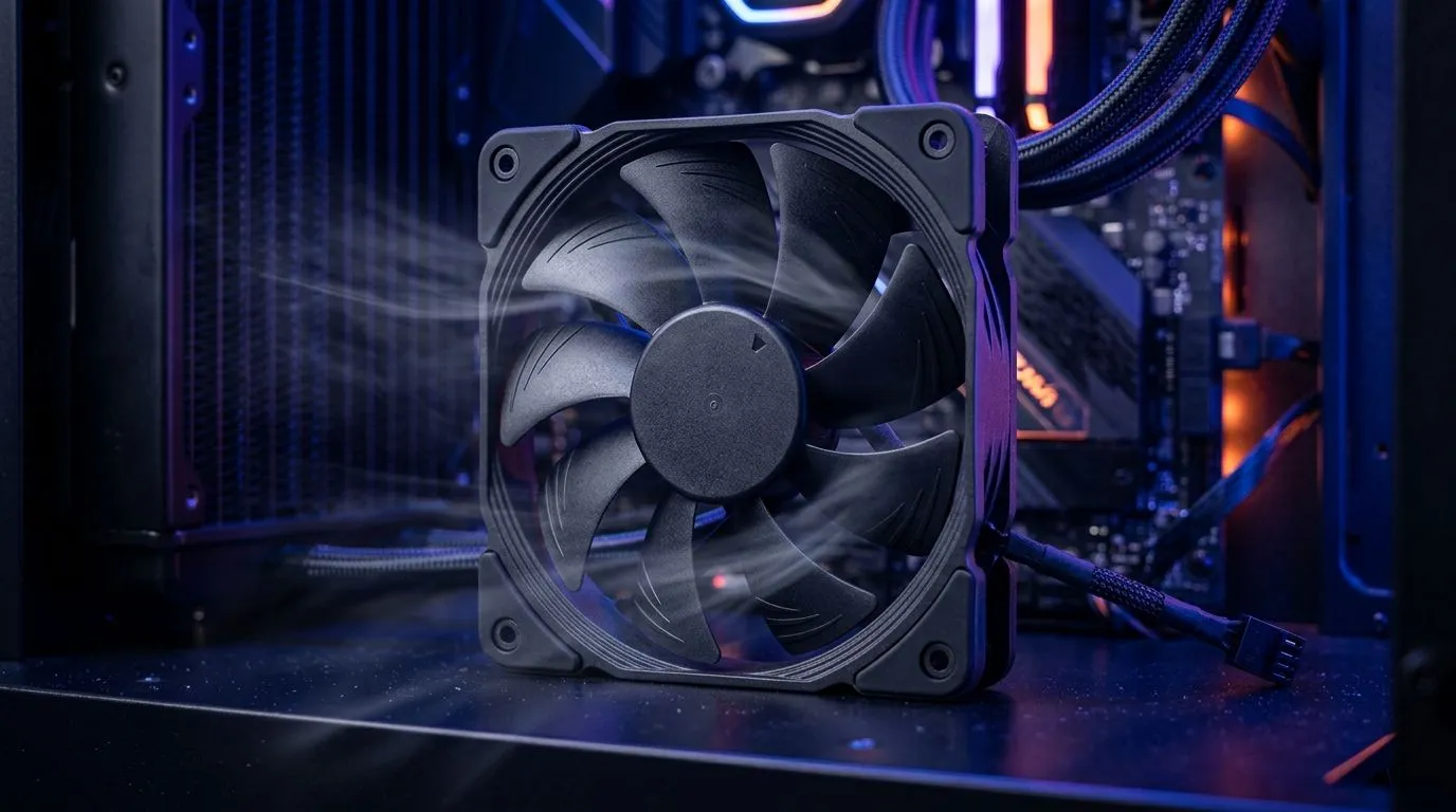 Dial in airflow with proven 120mm fan positioning