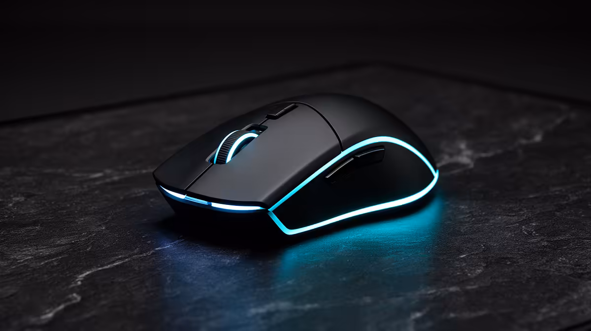 Optimise DPI Settings for Large: surface and base grip