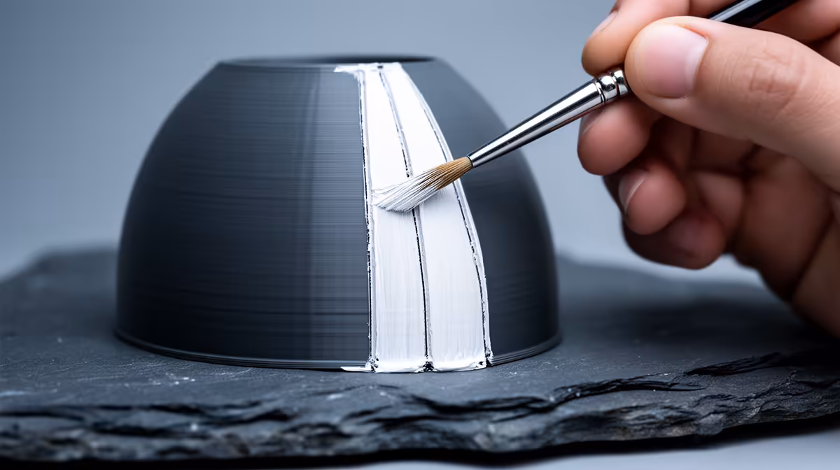Push the seam to a corner or hidden face