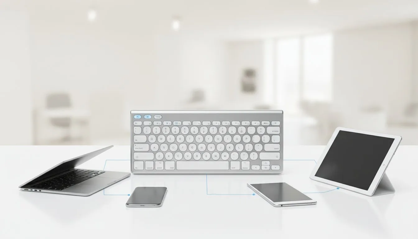 Pair Keyboard to Laptop, Phone & Tablet