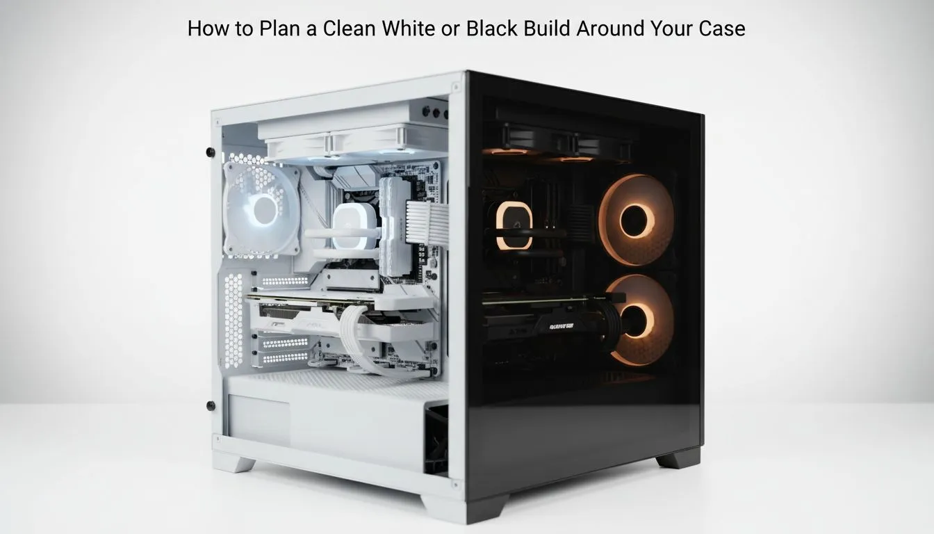 Plan a Clean White PC or Black Build