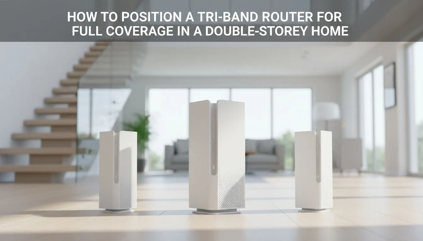 Position Tri-band Router for Full Coverage