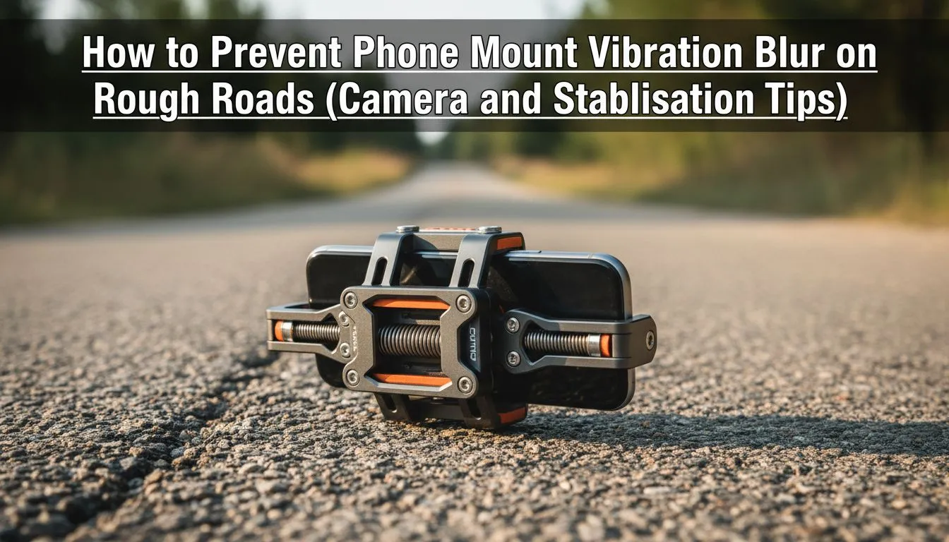 Stop Phone Mount Vibration Blur