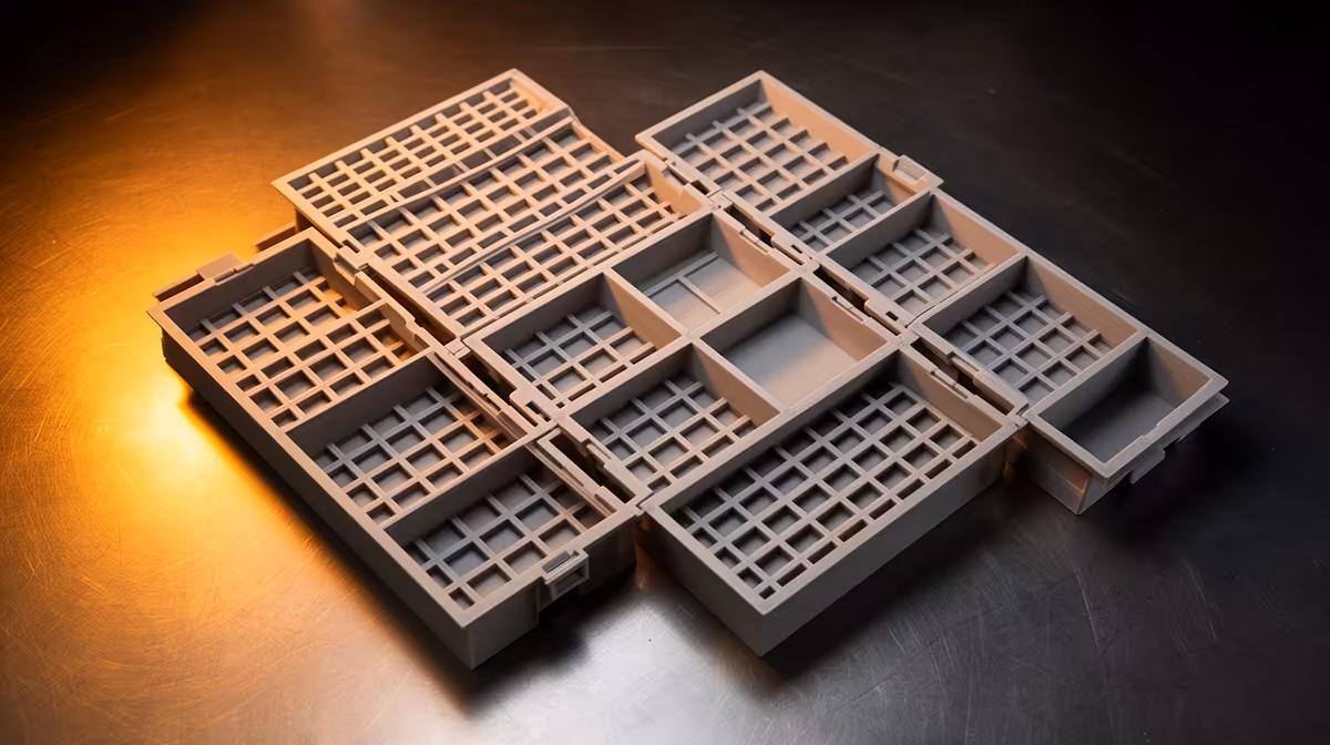 Gridfinity Bins: Size Any Drawer