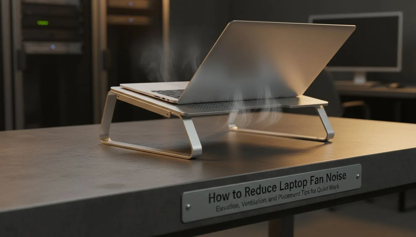 Quiet Laptop: Elevation, Ventilation, Placement