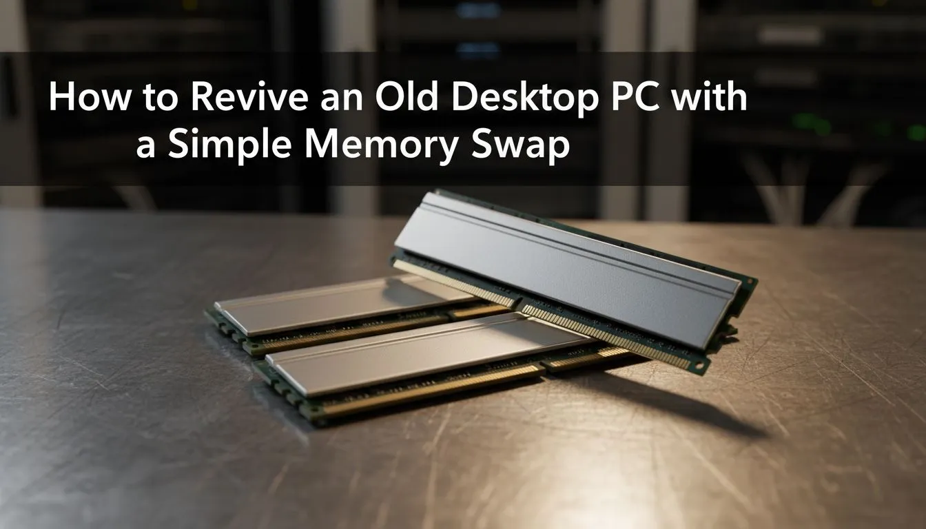 Simple Memory Swap to Revive Old PC