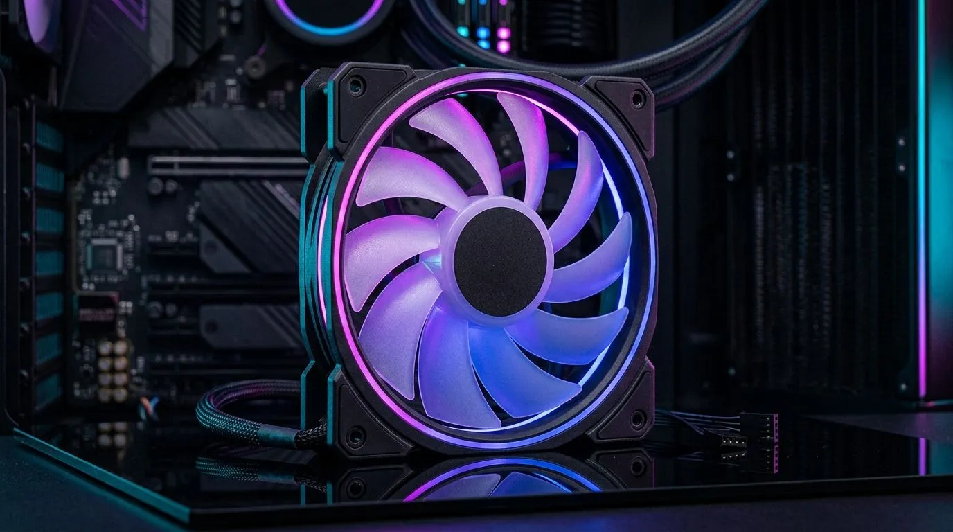 Sync ARGB PWM fans and route cables cleanly