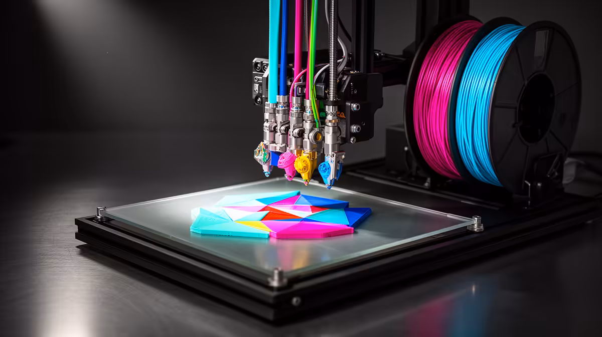Set Up a 4-Color 3D Printer for: material settings checks