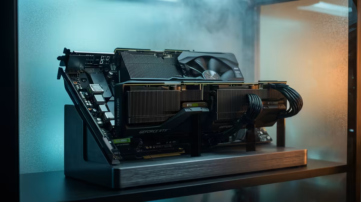Dual-GPU Blender Render Workstation Setup