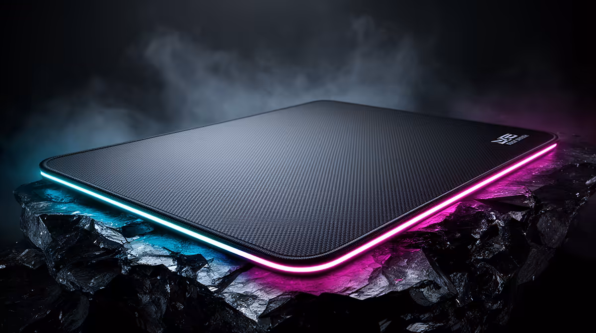 Set Up a Large Gaming Mousepad for: surface and base grip