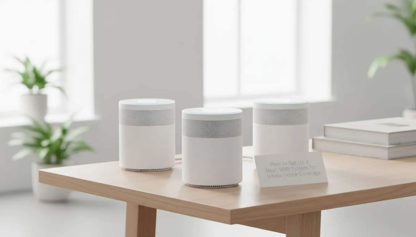 Whole-Home Mesh WiFi Setup