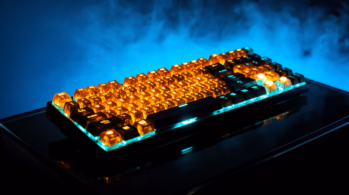 Set Up a TKL Gaming Keyboard for: material, settings and