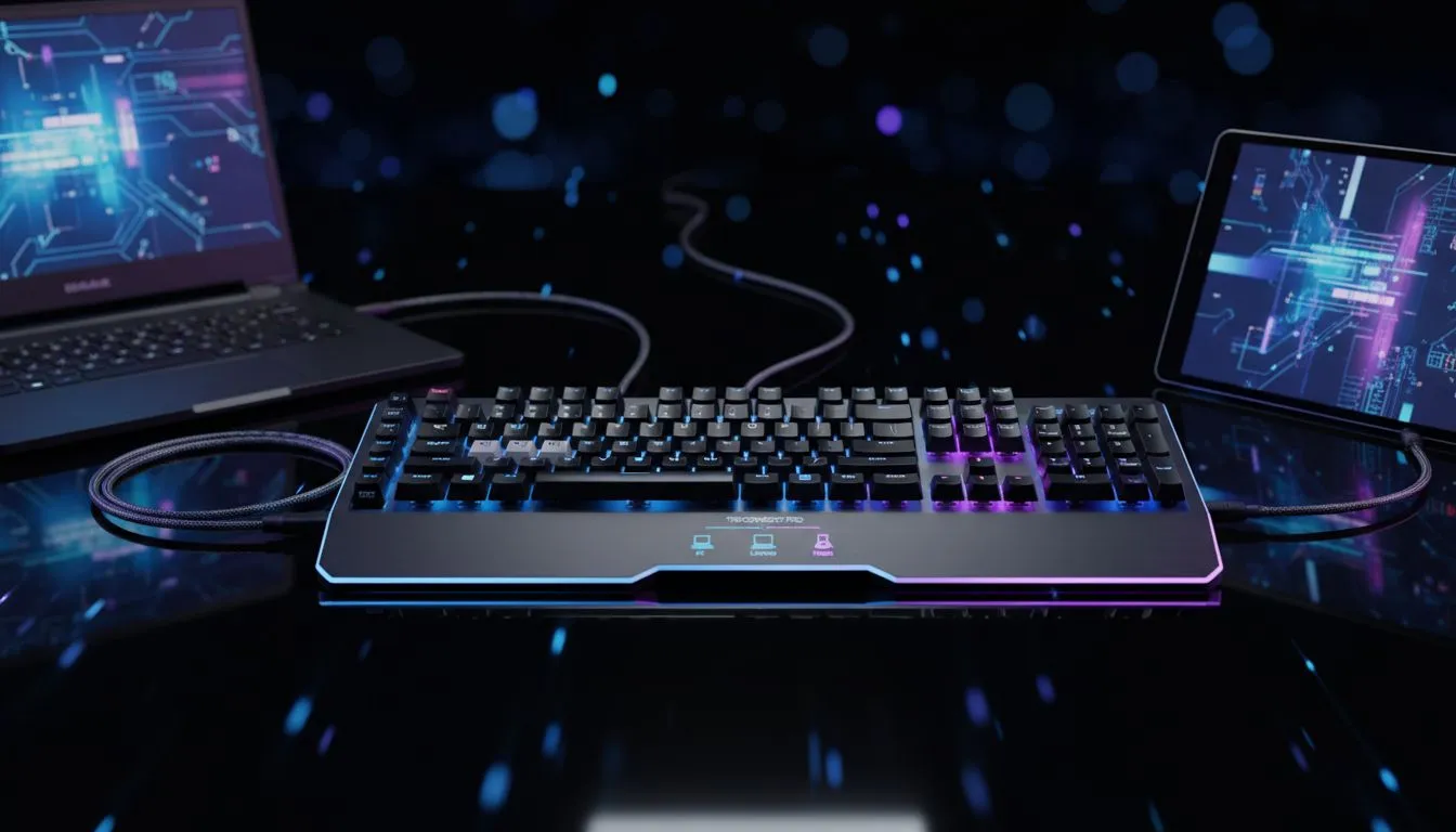 Set Up Your Triple Connection Keyboard