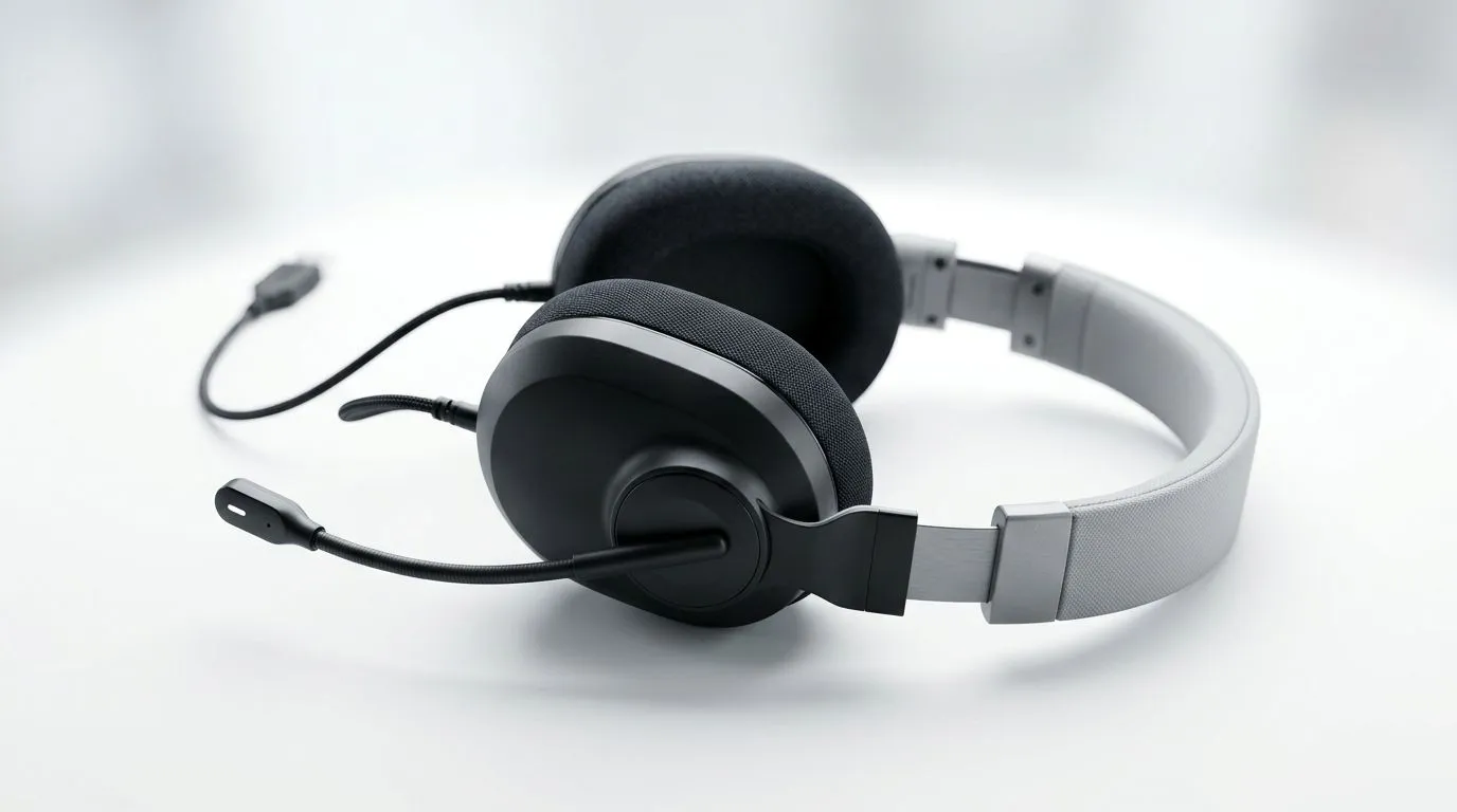 USB noise-cancelling mic setup for PC and Mac