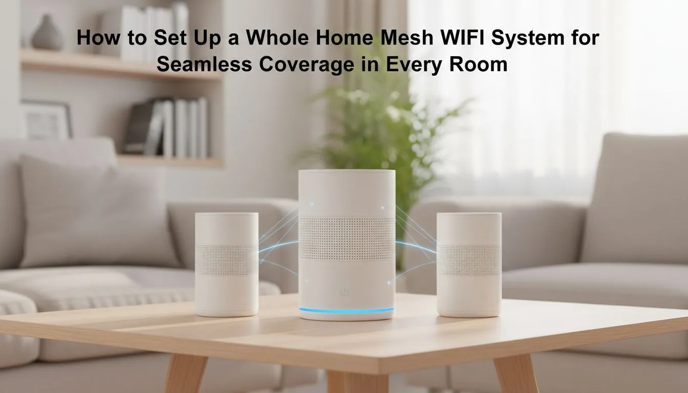 Set Up Whole Home Mesh WiFi