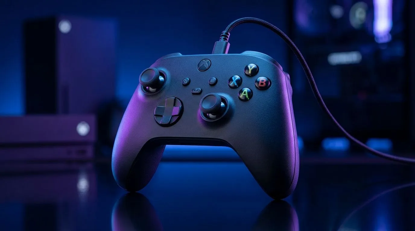 Wired USB-C setup for Xbox Series X and PC