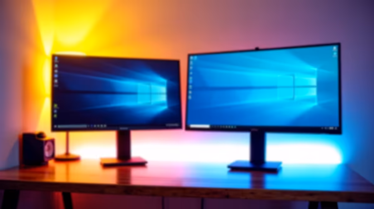 How to Set Up Dual Monitors in a Small Res Room