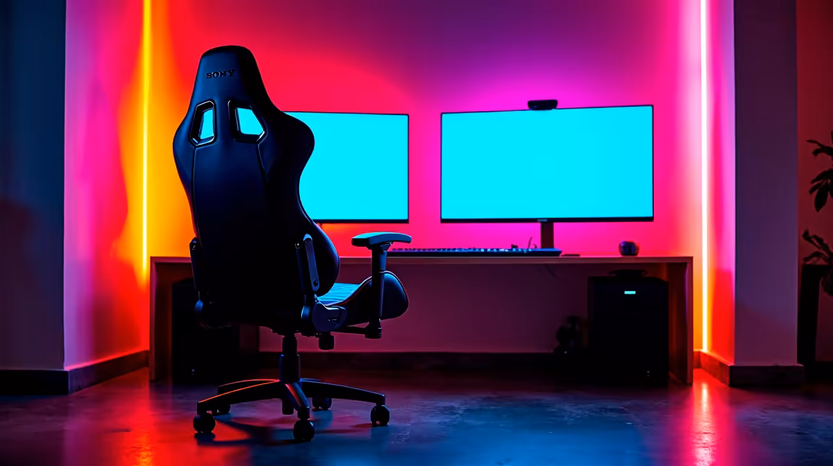 How to Set Up Dual Monitors with gaming chair in SA