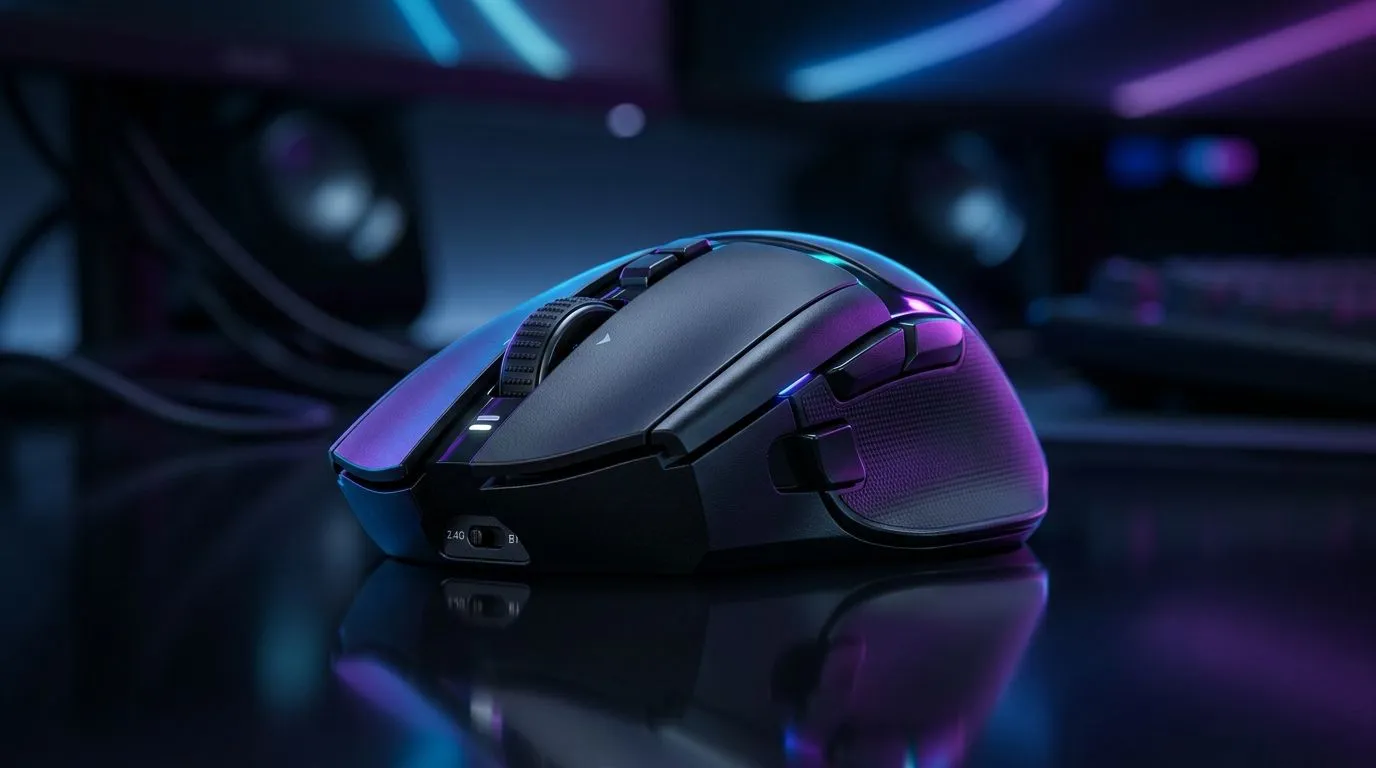 Easy dual-mode wireless mouse switching