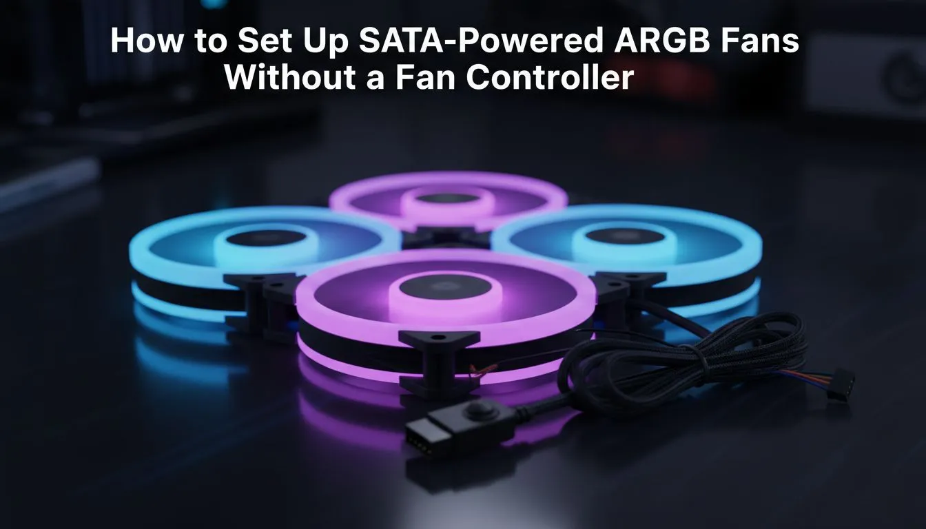 Set Up SATA ARGB Fans Without Controller