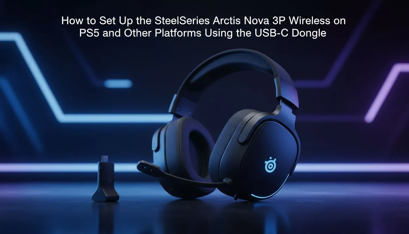 PS5 & USB-C dongle setup