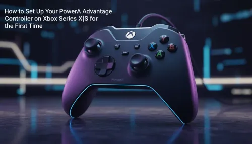 PowerA Advantage controller setup on Xbox Series X/S