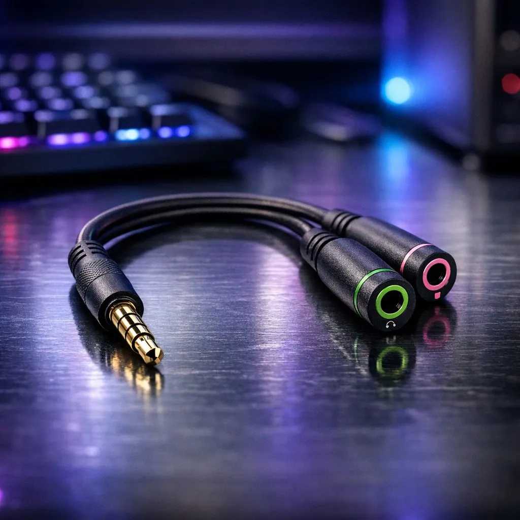 Split 3.5mm Headset for Desktop