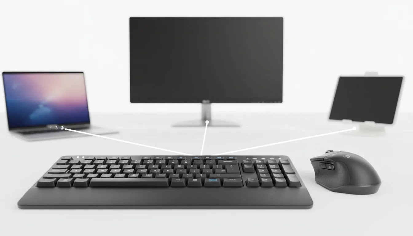 Use one wireless keyboard across devices