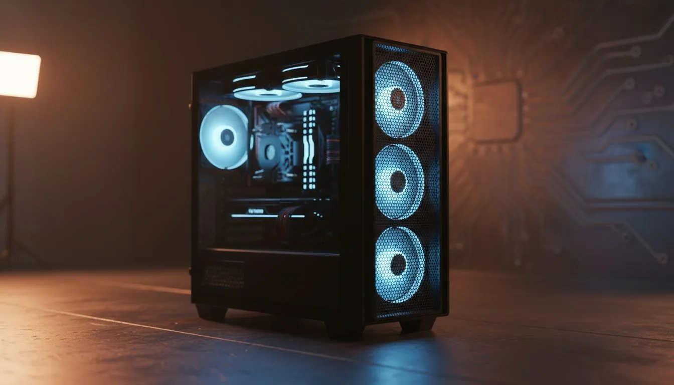 Mid-tower airflow for South African heat