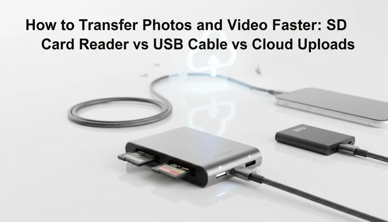 Faster photo and video transfers