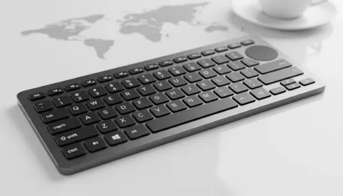 Compact Wireless Keyboard: Travel Light and Stay Productive
