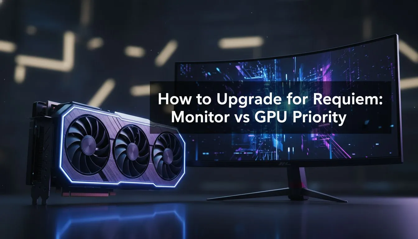 Monitor vs GPU: What to upgrade
