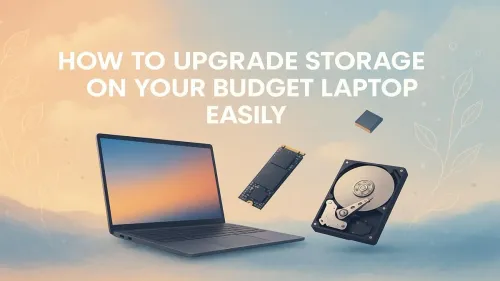 Laptop Storage Upgrade: A Simple Guide for Budget Laptops