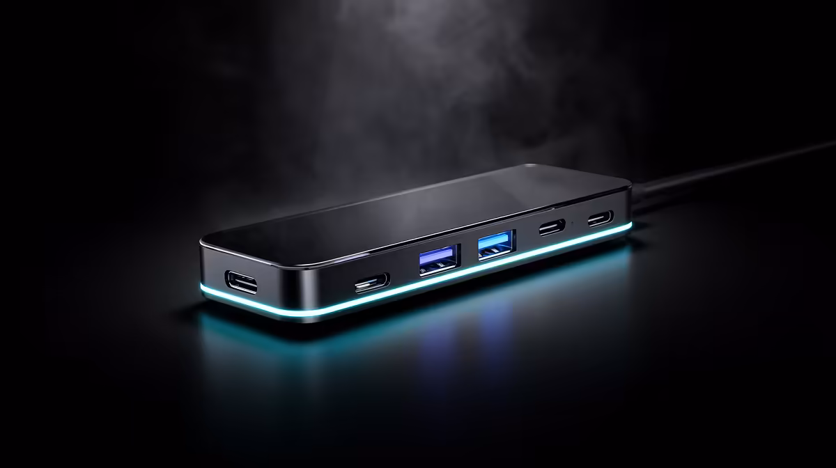 One port for files and a second screen
