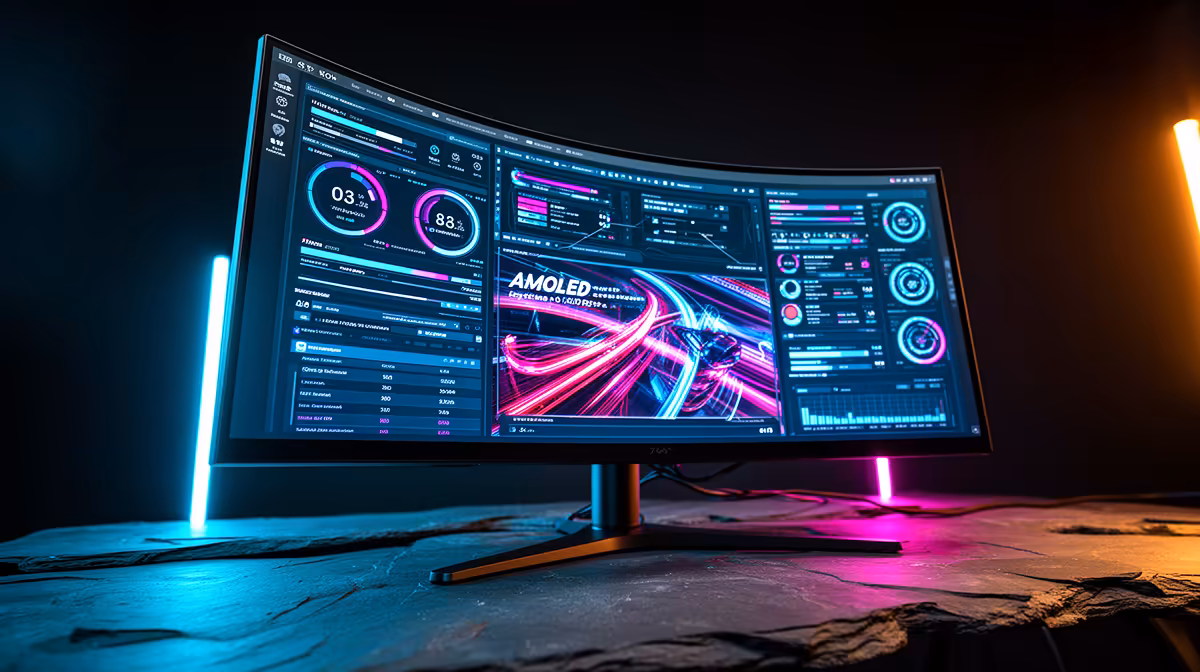 How to Use a Curved AMOLED Cooler Display for System Info