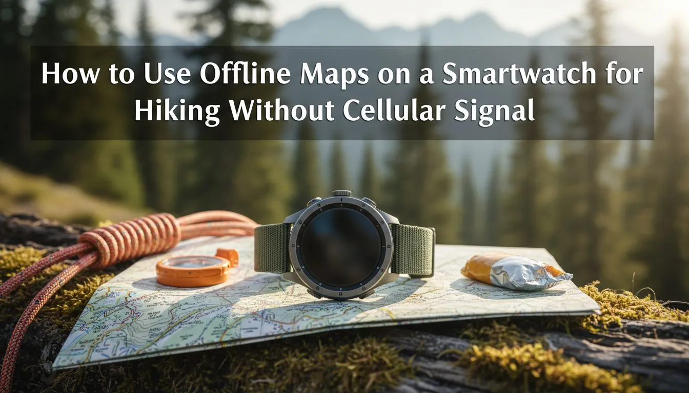 Use Offline Maps on Smartwatch for Hiking
