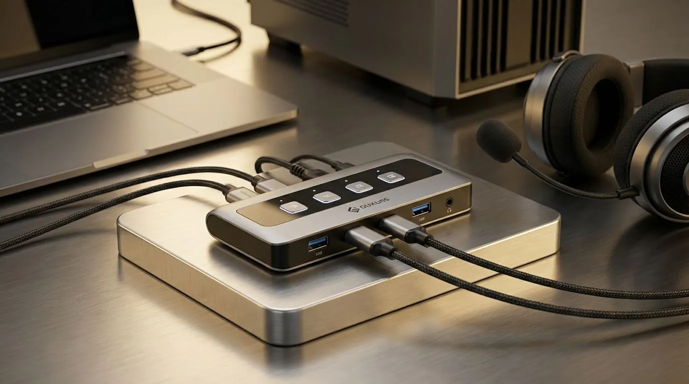 Use One Headset on Both PC & Laptop