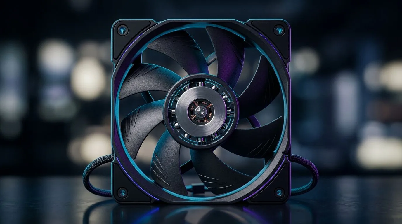 What bearing type changes in cooling performance