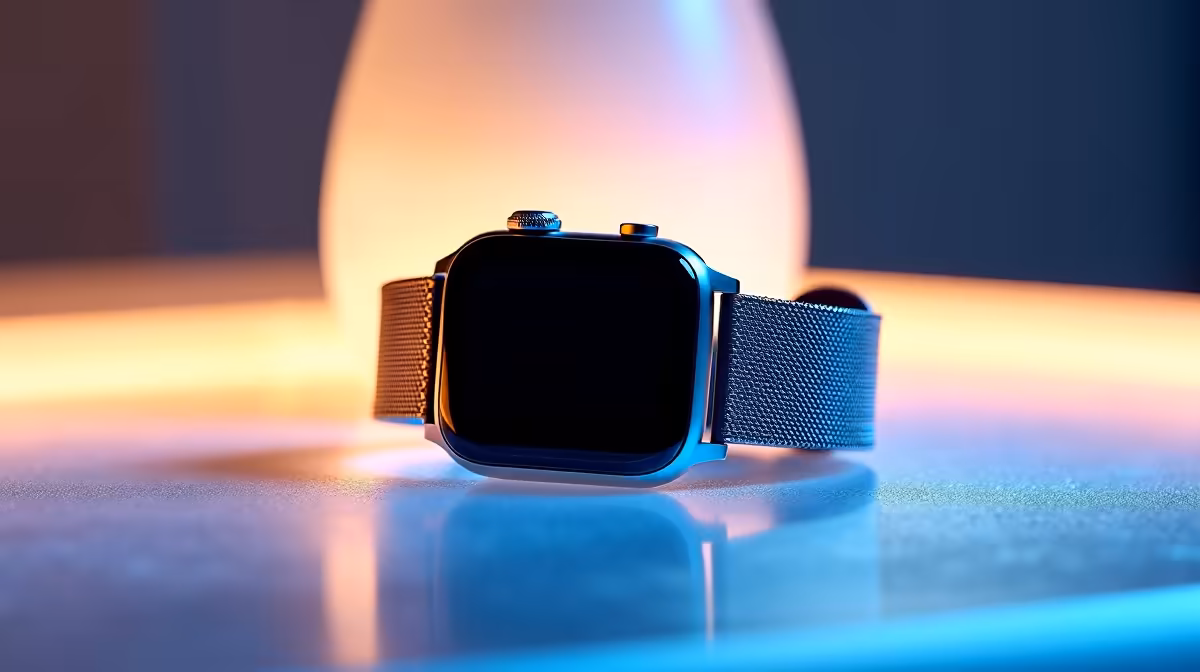 Icy Silver: Ultimate Men's Smartwatch Color