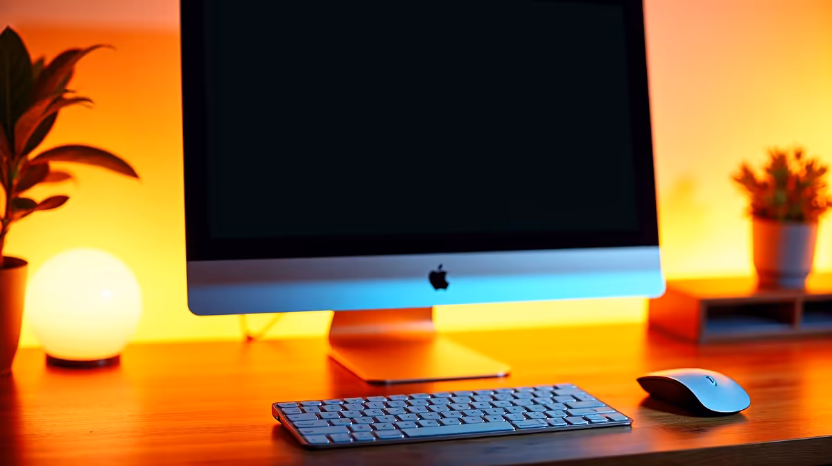 iMac Ergonomic Setup: Monitor Height, Desk Position,