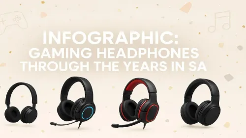 Gaming Headphones Evolution SA: A Visual History Infographic